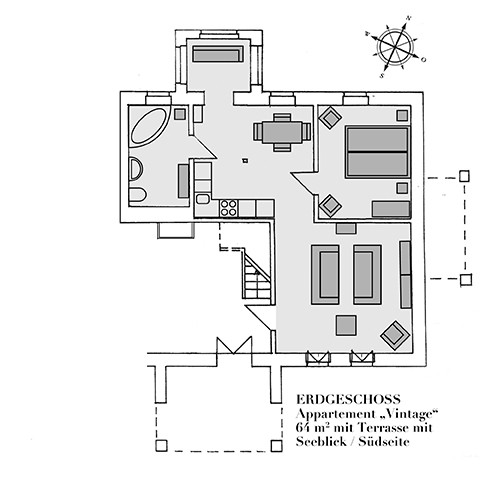Appartement „Vintage“ | Villa am Trumpf